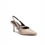 Stiletto Leather Beige