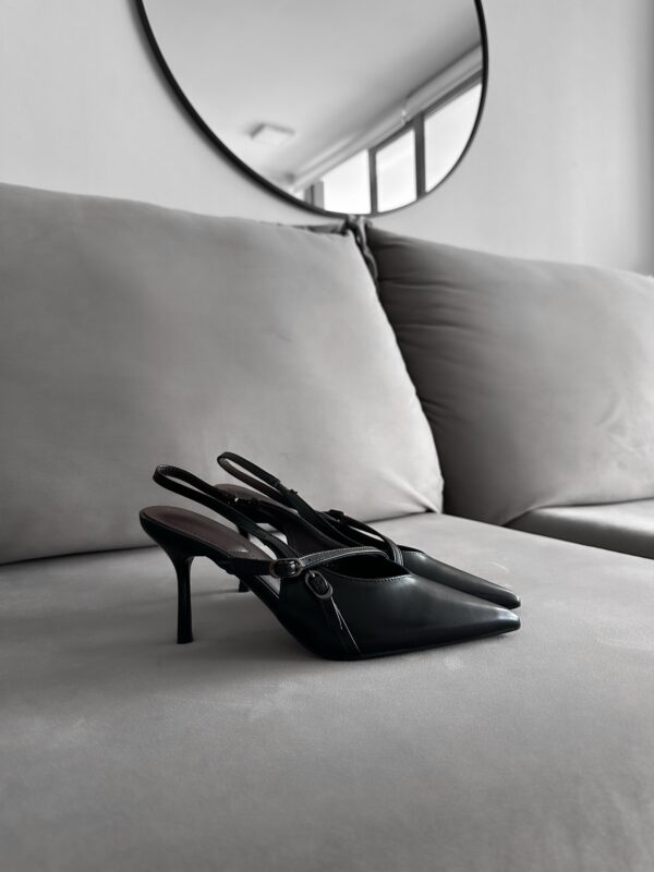 Stiletto Leather Black - Imagen 7