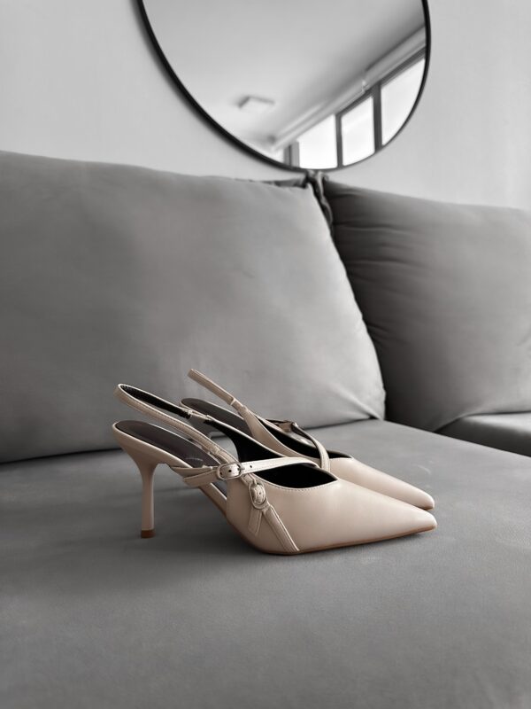 Stiletto Leather Beige - Imagen 7