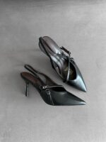 Stiletto Leather Black - Imagen 2