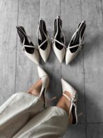 Stiletto Leather Beige - Imagen 4