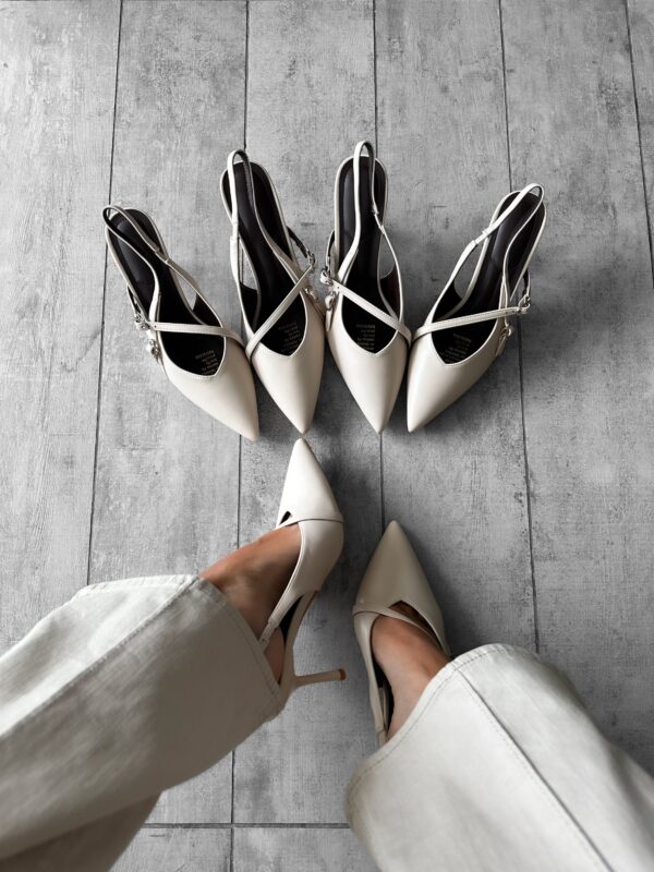 Stiletto Leather Beige - Imagen 5