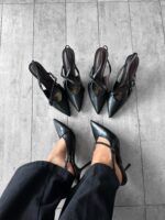 Stiletto Leather Black - Imagen 6