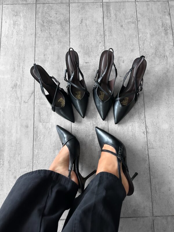 Stiletto Leather Black - Imagen 6